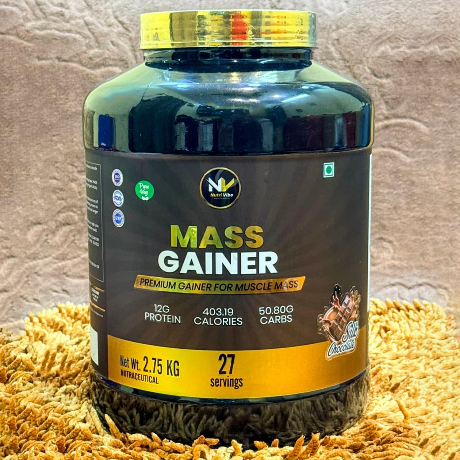 Mass Gainer Silk Chocolate - 2.75kg - Image 2