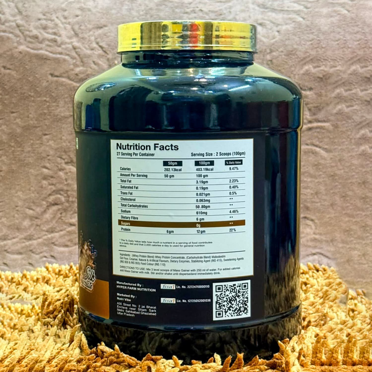 Mass Gainer Silk Chocolate - 2.75kg - Image 3