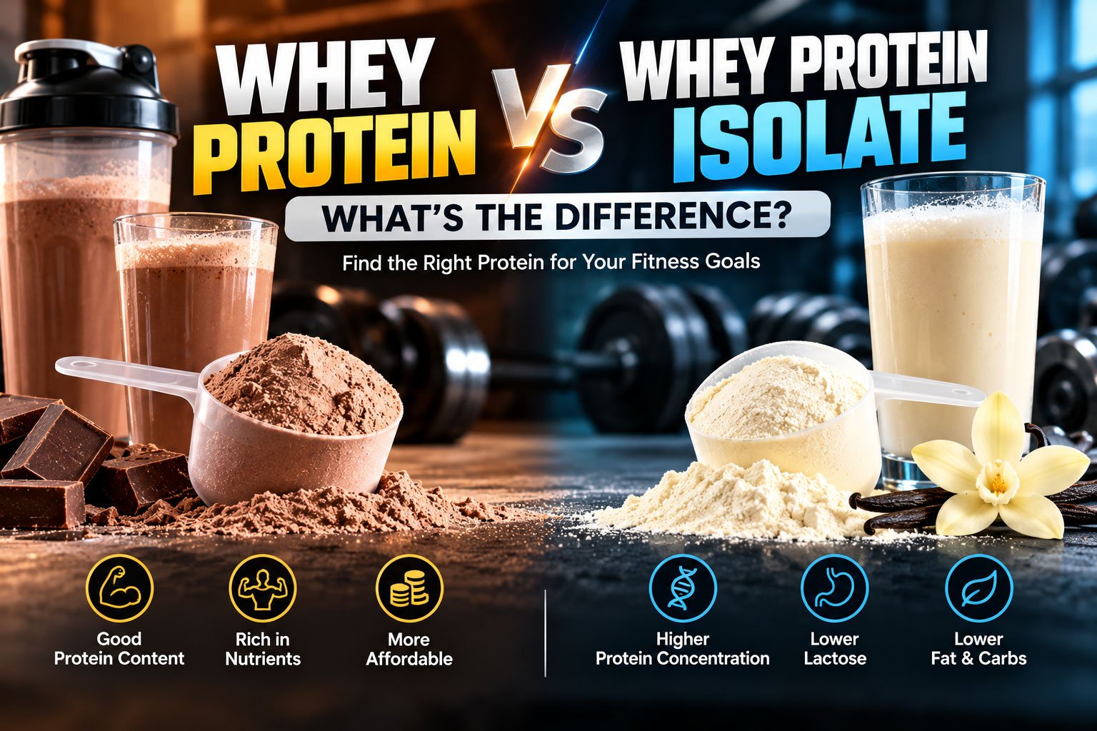 Whey Protein vs. Whey Protein Isolate: What’s the Difference?